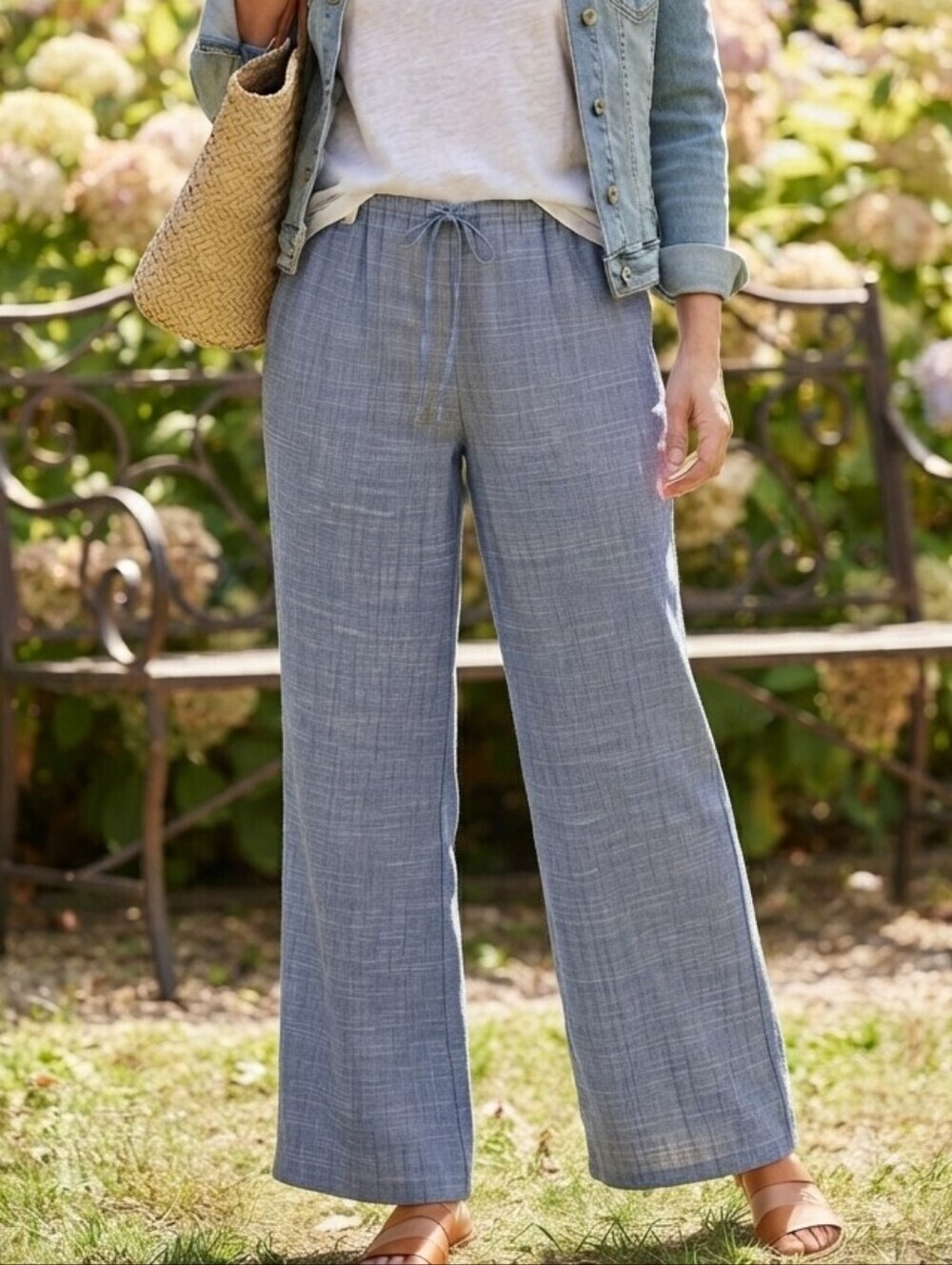 Autres Filles Pull-On Wide Leg Pants - Size 1X